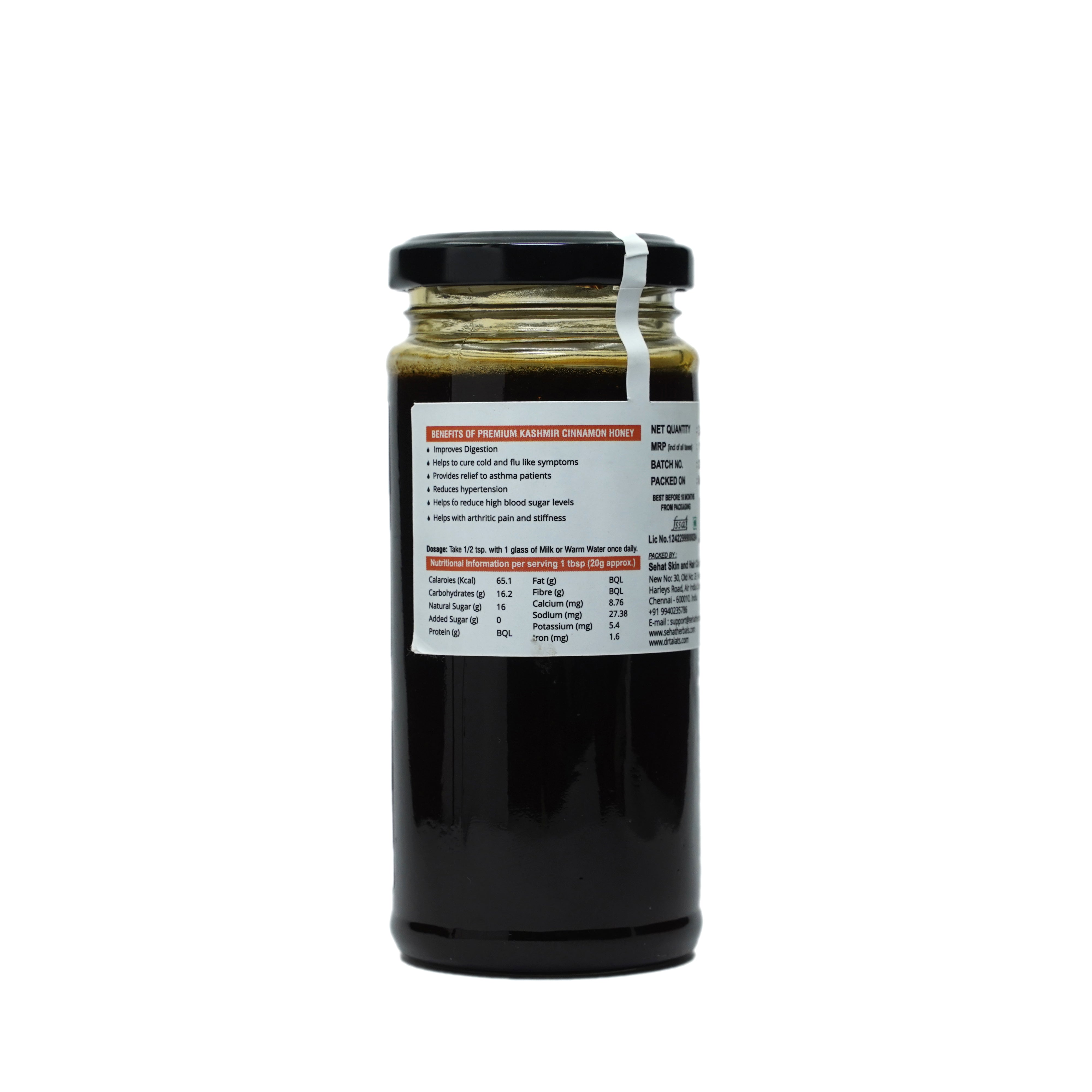 Dr. Talat's Premium Kashmir Cinnamon Honey